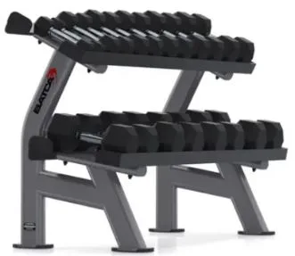 Batca 2-Tier Dumbbell Rack - U