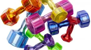 Hampton Fitness Jelly Bell Urethane Dumbbells, per pound - U
