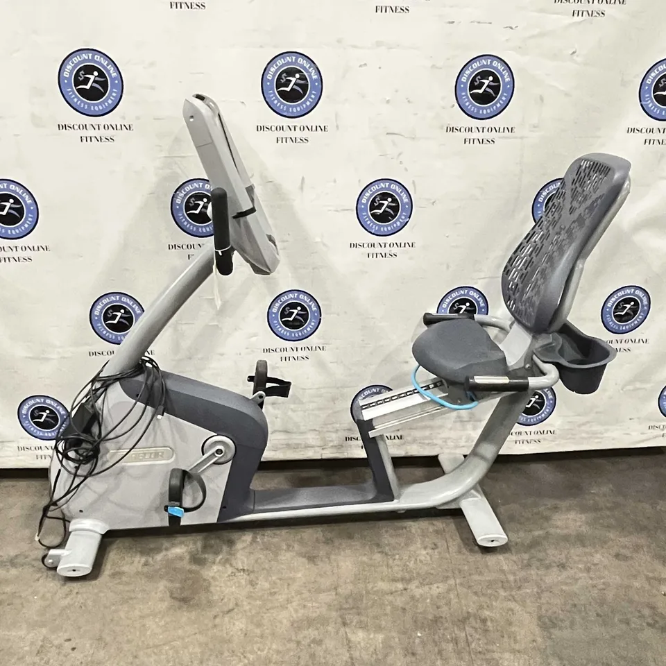 Precor RBK 885 Recumbent Bike w/P80 Console - U