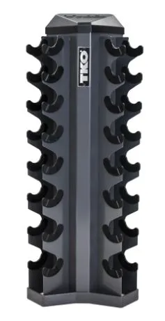 TKO 8 Pair Vertical Dumbbell Rack - U