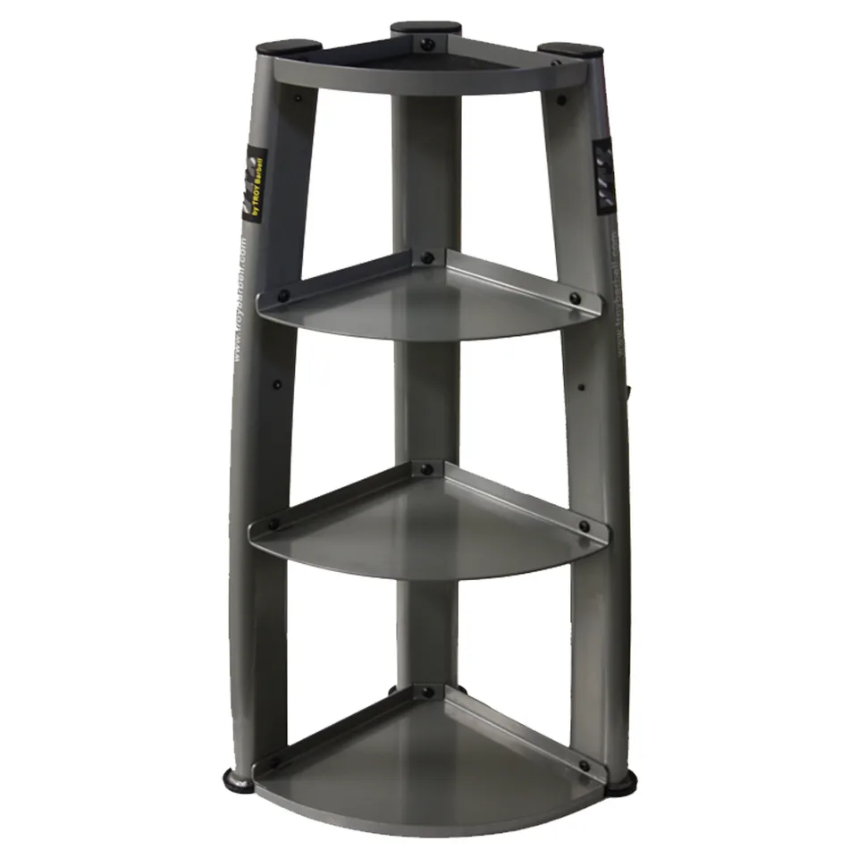 Troy Vertical 3 Tier Kettlebell Rack with 4 Hooks and Accessory Tray - U