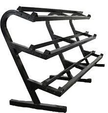 Troy Horizontal 3 Tier Rail Dumbbell Rack - U