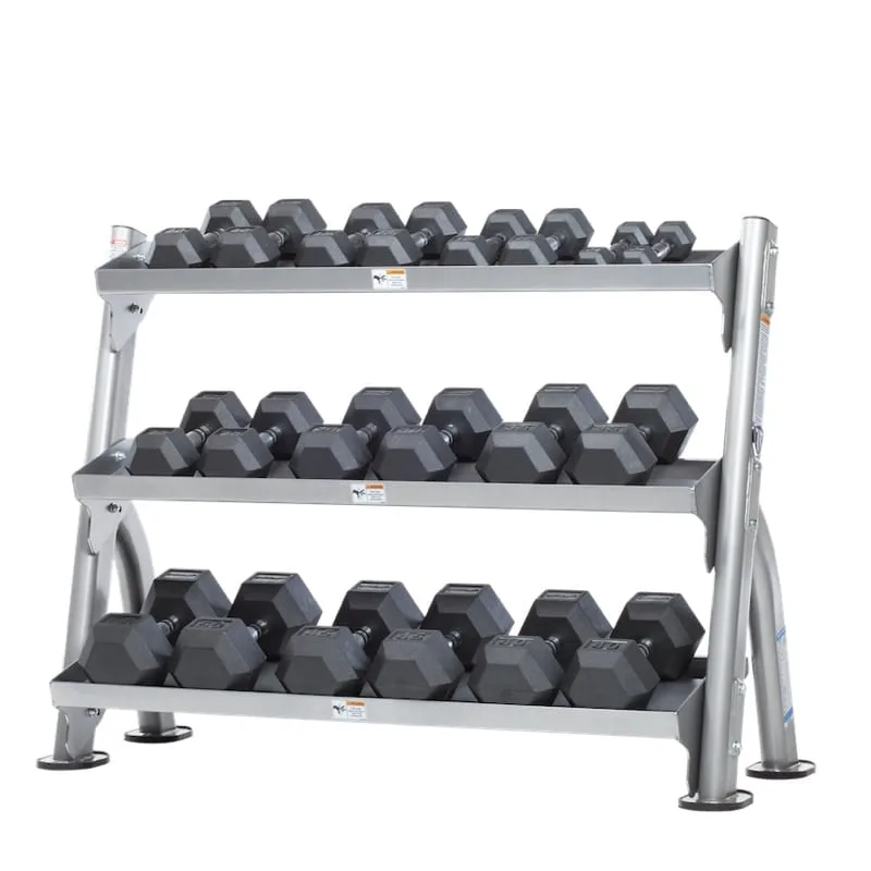 Tuff Stuff Evolution 3-Tier Dumbbell Rack - U